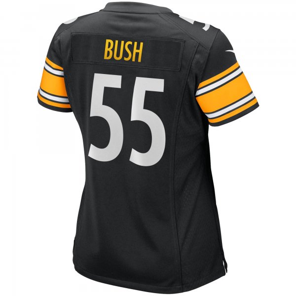 Women's Pittsburgh Steelers Devin Bush Nike Black Player Jersey