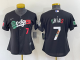 Women's Nike Los Angeles Dodgers #7 Julio Urias Black Mexico Throwback Cool Base MLB Jersey