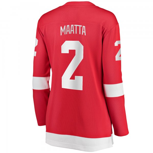 Women's Detroit Red Wings Olli Maatta Fanatics Red Home Breakaway Player Jersey