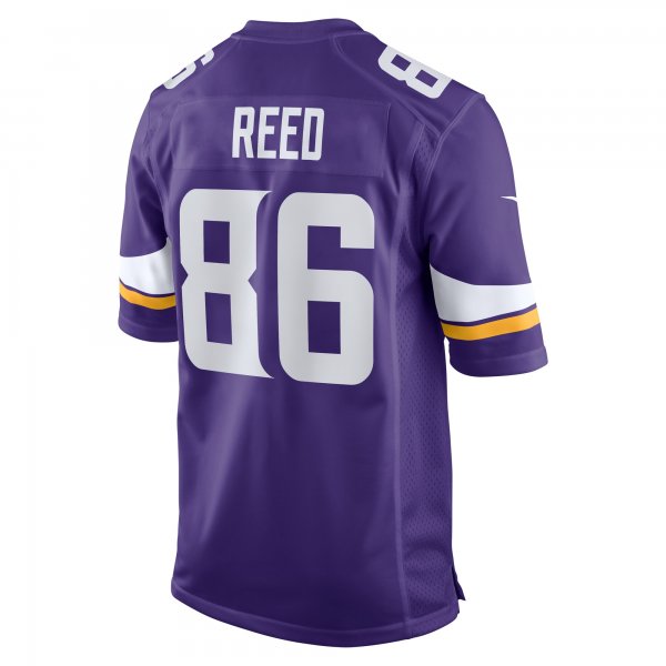 Men's Minnesota Vikings Jake Reed Nike Purple Retired Player Game Jersey