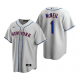 Men's New York Mets #1 Jeff McNeil Nike Gray Cool Base MLB Road Jersey