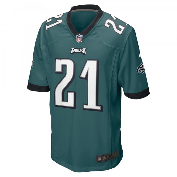 Men's Philadelphia Eagles Sydney Brown Nike Midnight Green Team Game Jersey