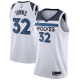 Men's Nike Minnesota Timberwolves #32 Karl-Anthony Towns White Swingman Association Edition NBA Jersey