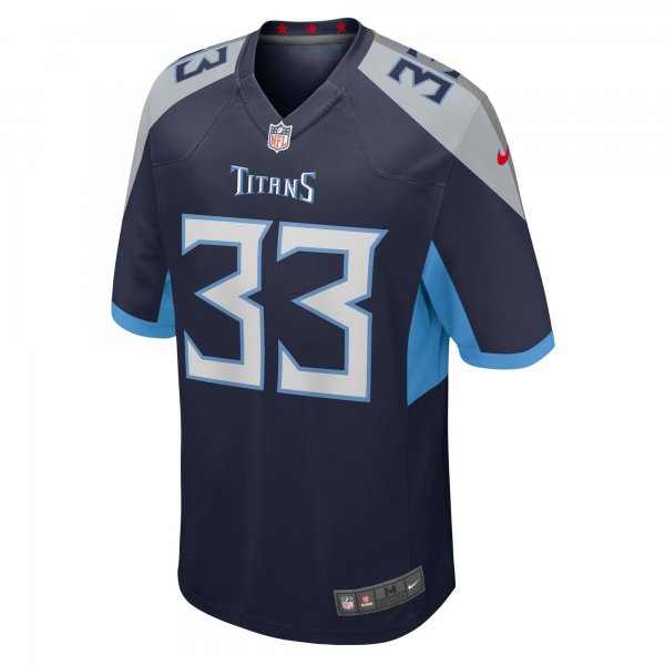 Men's Tennessee Titans Johnathan Joseph Nike Navy Game Jersey