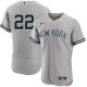 Men's New York Yankees #22 Juan Soto Nike Road Flex Base Jersey