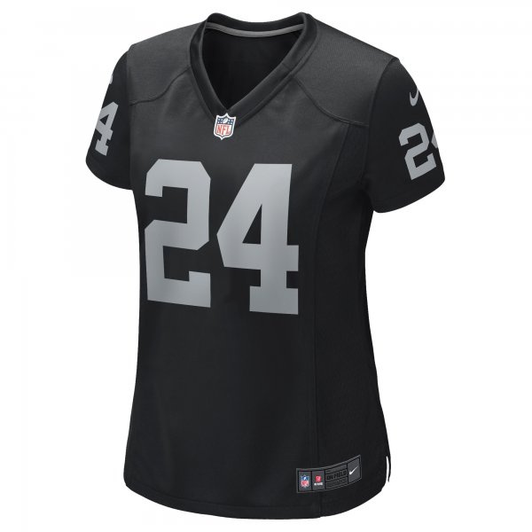 Women's Las Vegas Raiders Willie Brown Nike Black Game Retired Player Jersey