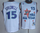 Men's Golden State Warriors #15 Latrell Sprewell White 1995 All Star Throwback Stitched NBA Jersey