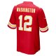 Men's Kansas City Chiefs Montrell Washington Nike  Red Team Game Jersey