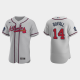 Adam Duvall Atlanta Braves 2021 World Series MLB Flexbase Jersey - Gray