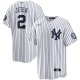 Men's New York Yankees Derek Jeter Nike White/Navy 2020 Hall of Fame Induction Home Replica Player Name Jersey