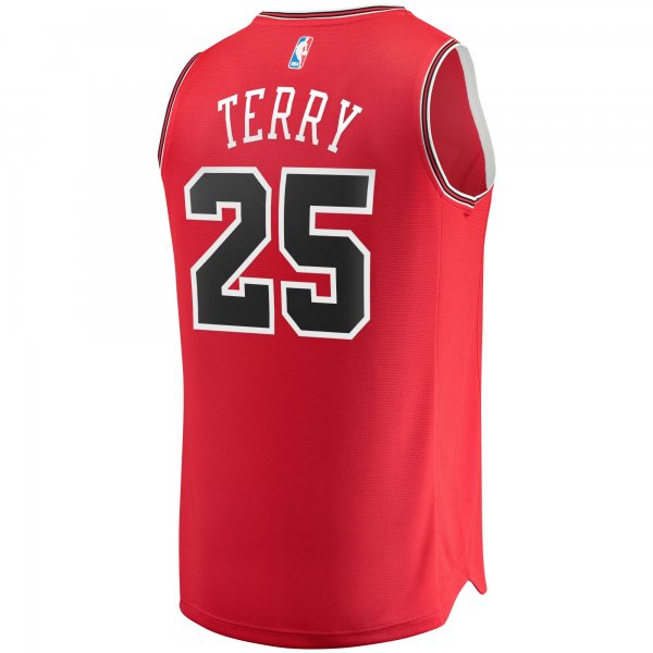 Men's Chicago Bulls Dalen Terry Fanatics Red Fast Break Replica Player Jersey - Icon Edition