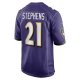 Men's Baltimore Ravens Brandon Stephens Nike Purple Game Jersey