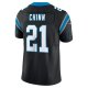 Men's Carolina Panthers Jeremy Chinn Nike Black Vapor F.U.S.E. Limited Jersey