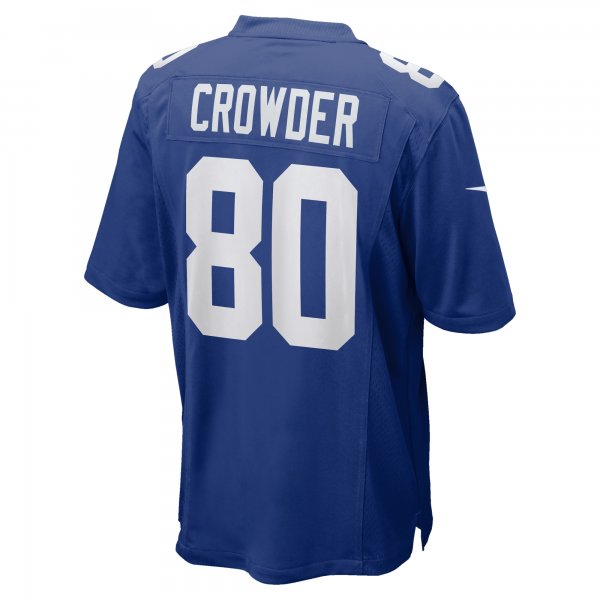 Men's New York Giants Jamison Crowder Nike Royal Game Jersey