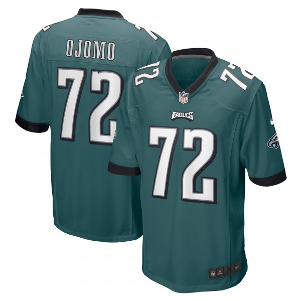 Men's Philadelphia Eagles Moro Ojomo Nike Midnight Green Team Game Jersey