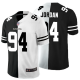 Men's Nike NFL New Orleans Saints #94 Cameron Jordan Black White Peaceful Coexisting Split 2020 Vapor Untouchable Stitched Limited Jersey