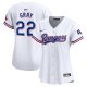 Women's Texas Rangers Jon Gray Nike White Home Limited Player Jersey