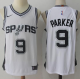 Men's Nike San Antonio Spurs #9 Tony Parker White Swingman Association Edition NBA Jersey