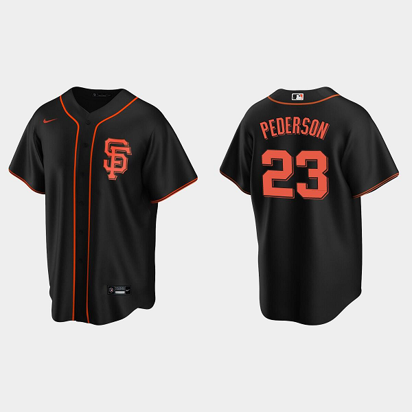 Youth San Francisco Giants #23 Joc Pederson Black MLB Alternate Jersey