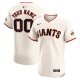 Men's San Francisco Giants Nike Cream Home Elite Custom Jersey