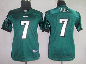 Philadelphia Eagles #7 Michael Vick Green Stitched Youth NFL Jersey