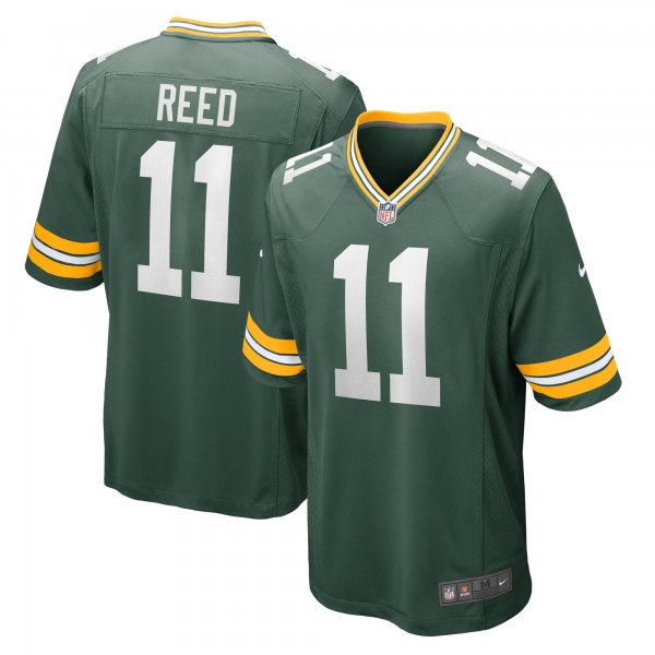 Men's Green Bay Packers Jayden Reed Nike  Green  Game Jersey