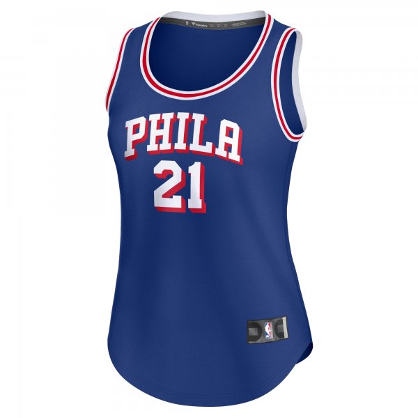 Women's Philadelphia 76ers Joel Embiid Fanatics Royal Fast Break Player Jersey - Icon Edition