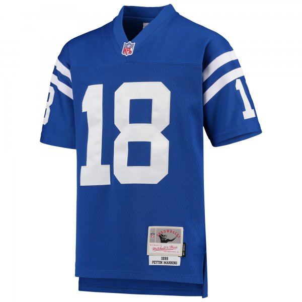 Youth Indianapolis Colts Peyton Manning Mitchell & Ness Royal 1998 Legacy Retired Player Jersey