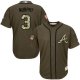 Atlanta Braves #3 Dale Murphy Green Salute to Service Stitched Youth MLB Jersey