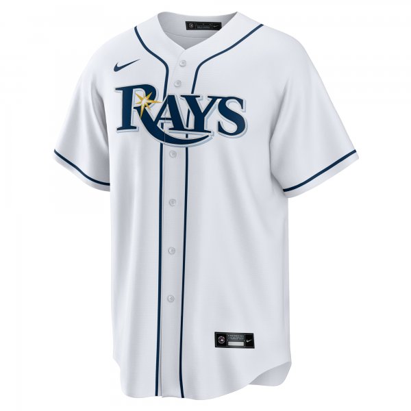 Men's Tampa Bay Rays Nike White Home Replica Custom Jersey