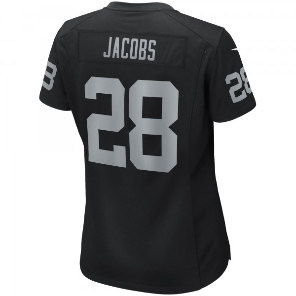 Women's Las Vegas Raiders Josh Jacobs Nike Black Game Player Jersey