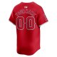 Men's Los Angeles Angels  Nike Red  Alternate Limited Custom Jersey