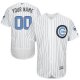 Chicago Cubs White Father's Day Flex Base Men's Customized MLB Jersey