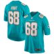 Men's Miami Dolphins Robert Hunt Nike Aqua Game Jersey