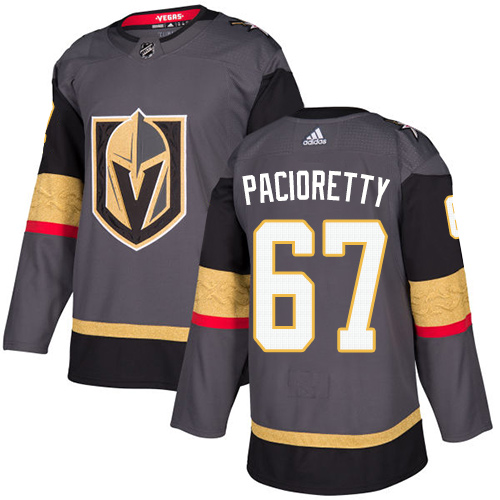 Adidas Vegas Golden Knights #67 Max Pacioretty Grey Home Stitched NHL Jersey