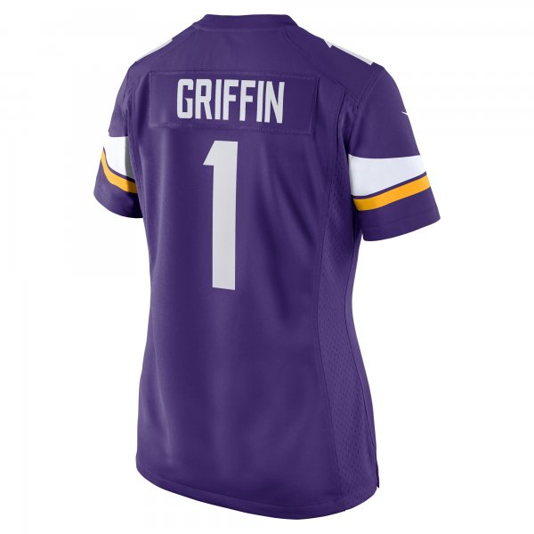 Women's Minnesota Vikings Shaquill Griffin Nike  Purple Team Game Jersey