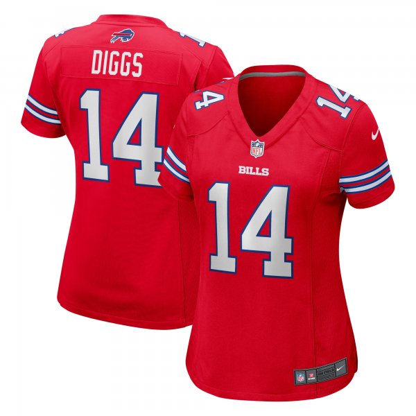 Women's Buffalo Bills Stefon Diggs Nike Red Player Jersey