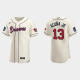 Ronald Acuna Jr. Atlanta Braves 2021 World Series MLB Flexbase Jersey - Cream