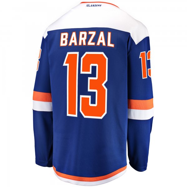 Men's New York Islanders Mathew Barzal Fanatics Blue Alternate Breakaway Jersey