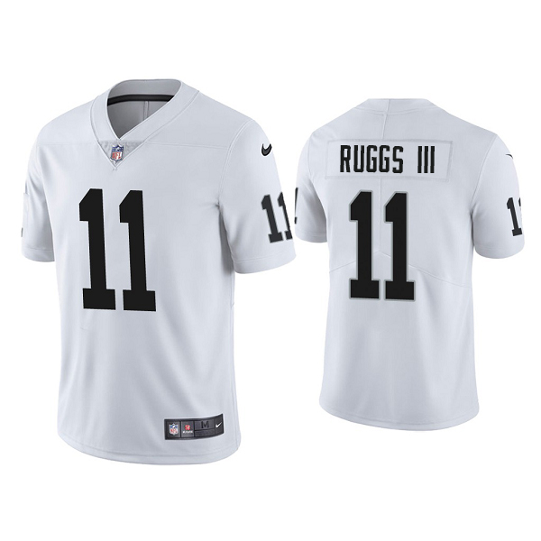 Men's #11 Henry Ruggs Las Vegas Raiders White 2020 NFL Draft Vapor Limited Jersey