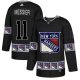 Adidas New York Rangers #11 Mark Messier Black Team Logo Fashion Stitched NHL Jersey