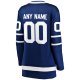 Women's Tampa Bay Lightning Fanatics Blue Home Breakaway Custom Jersey