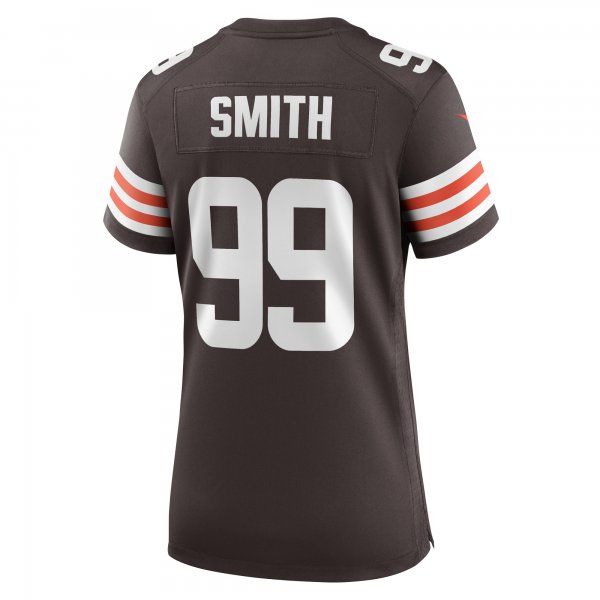 Women's Cleveland Browns Za'Darius Smith Nike  Brown Team Game Jersey