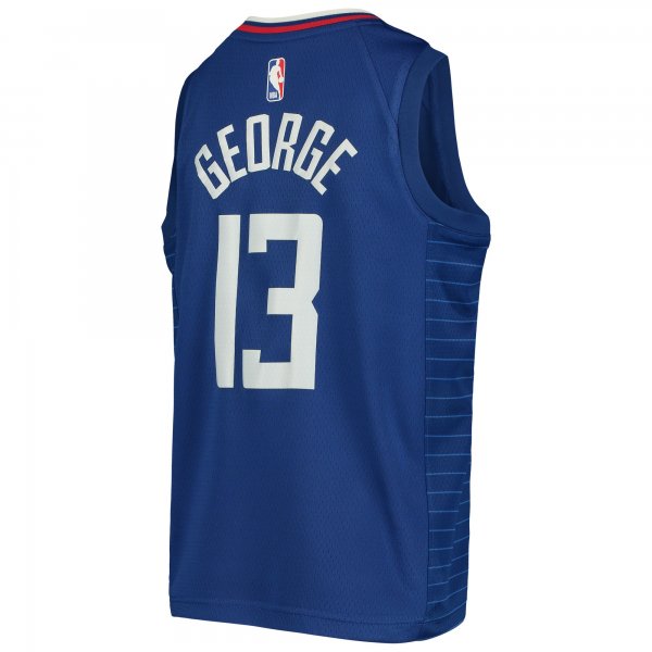 Youth LA Clippers Paul George Nike Royal Swingman Jersey - Icon Edition