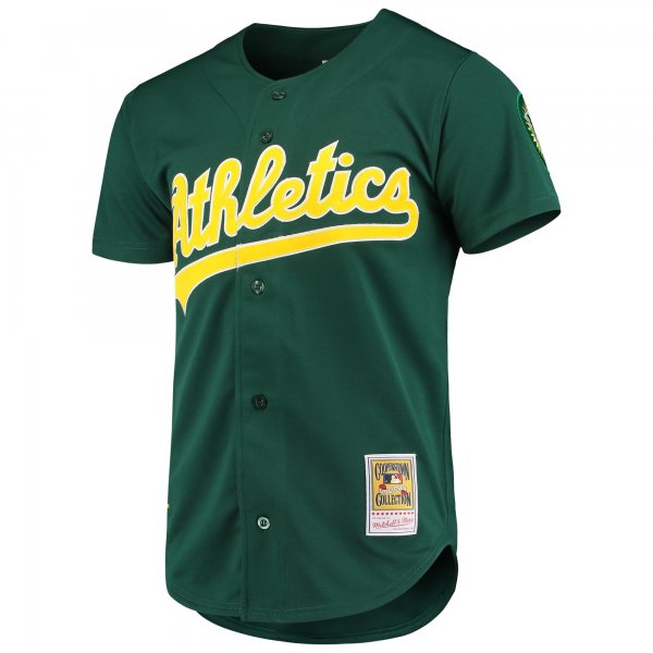 Men's Oakland Athletics Mark McGwire Mitchell & Ness Green 1997 Cooperstown Collection Jersey