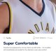 Youth Indiana Pacers Fanatics White Fast Break Custom Replica Jersey - Association Edition