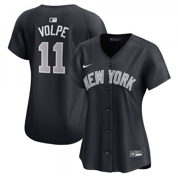 Women's New York Yankees Anthony Volpe Nike Navy Alternate Limited Player Jersey