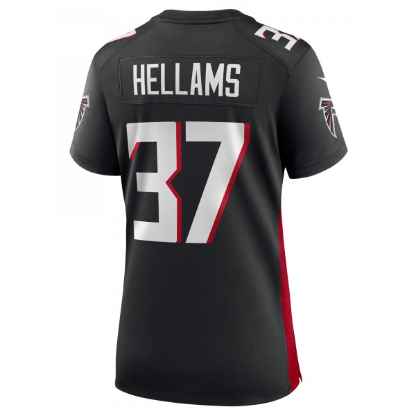 Women's Atlanta Falcons DeMarcco Hellams Nike  Black Team Game Jersey