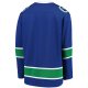 Youth Vancouver Canucks Fanatics Blue Home Replica Blank Jersey