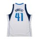 Men's Dallas Mavericks Dirk Nowitzki Mitchell & Ness White 2010/11 Hardwood Classics Swingman Jersey